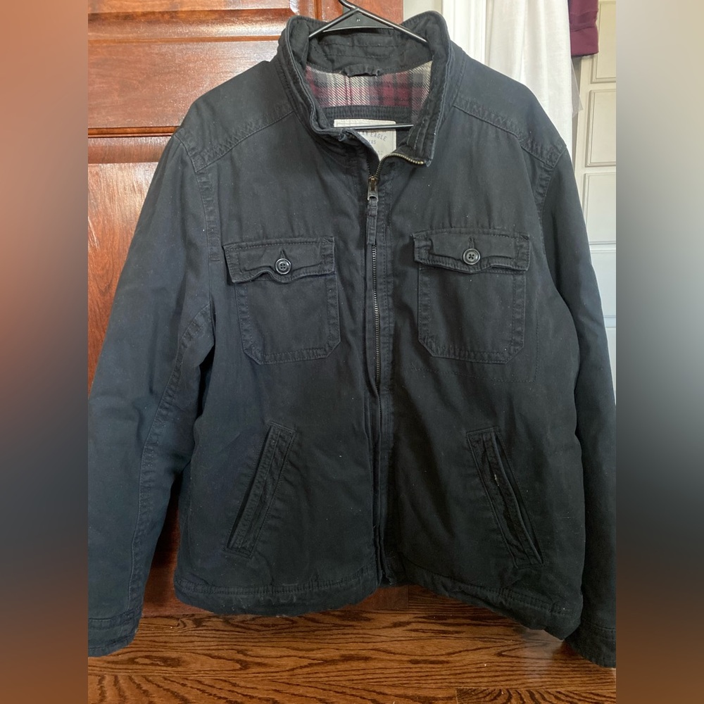 Men’s Vintage fleece lined heavy duty jacket